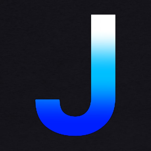 Blue Letter J by JennaBunnies